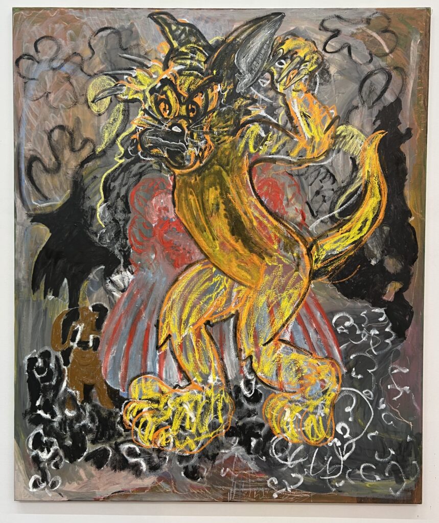 Ohne Titel, 2023, oil on canvas, 150 x 180 cm
